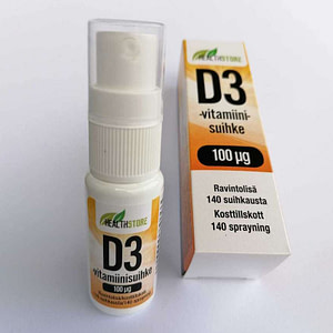 D3-vitamiinisuihke 100μg
